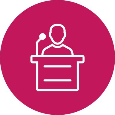 Konuşma vektör simge işareti simge vektör çizim kişisel ve ticari kullanım için..