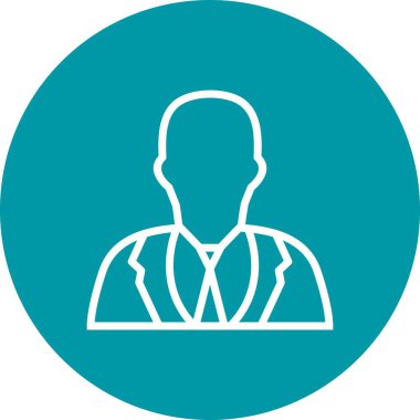 İşadamı vektör simge işareti simge vektör çizim kişisel ve ticari kullanım için..