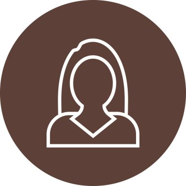 İş kadınları simgesini işaret simge vektör çizim kişisel ve ticari kullanım için vektör..