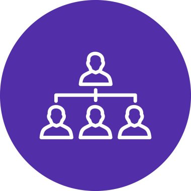 Organizasyon vektör simge işareti simge vektör çizim kişisel ve ticari kullanım için..