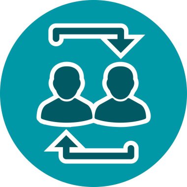 Exchange vektör simge işareti simge vektör çizim kişisel ve ticari kullanım için..