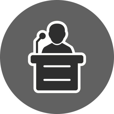 Konuşma vektör simge işareti simge vektör çizim kişisel ve ticari kullanım için..