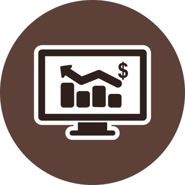 İş grafiği vektör simge işareti simge vektör çizim kişisel ve ticari kullanım için..