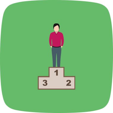 Başarı vektör simge işareti simge vektör çizim kişisel ve ticari kullanım için..