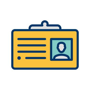 Kartvizit vektör simge işareti simge vektör çizim kişisel ve ticari kullanım için..