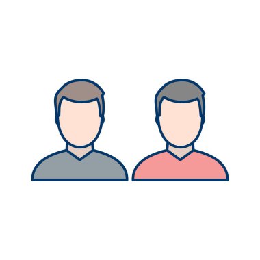 İnsanlar simgesini işaret simge vektör çizim kişisel ve ticari kullanım için vektör..