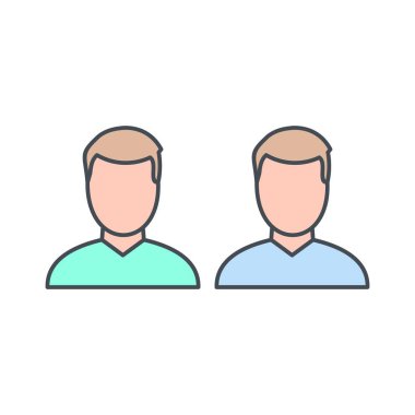 İnsanlar simgesini işaret simge vektör çizim kişisel ve ticari kullanım için vektör..