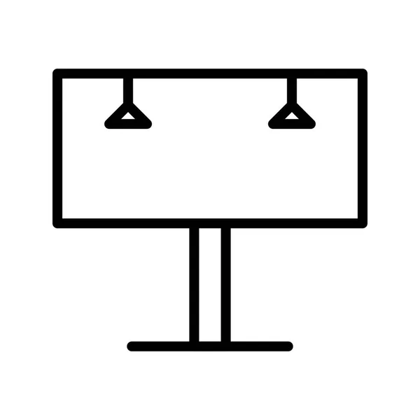 Plakatwand Vektor Symbol Symbol Vektor Illustration Für Den Persönlichen Und — Stockvektor