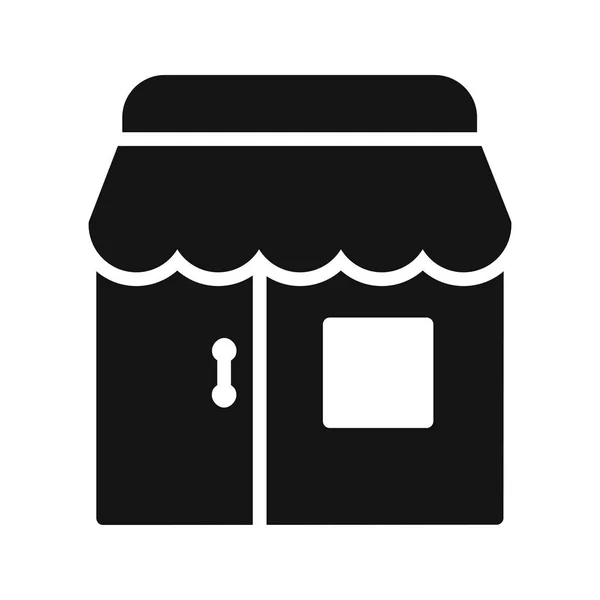 Tienda Icono Vector Icono Signo Ilustración Vector Para Uso Personal — Archivo Imágenes Vectoriales