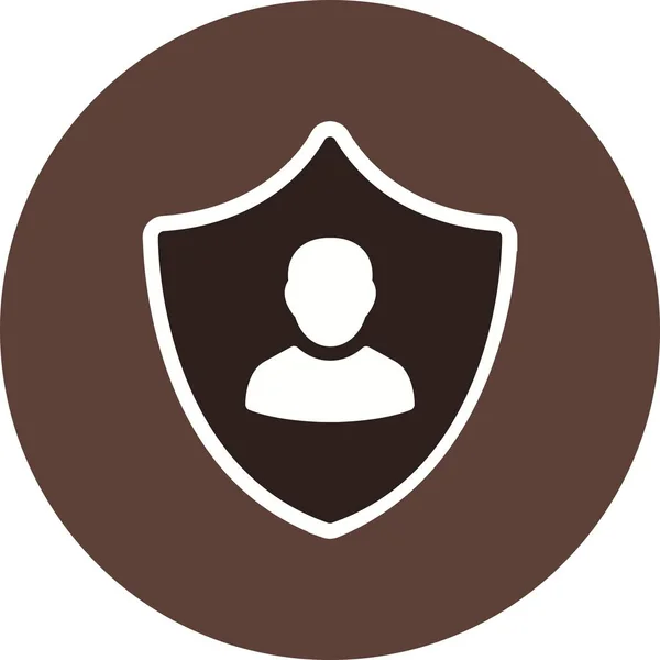 Geschäftsschutz Vektor Symbol Symbol Vektor Illustration Für Den Persönlichen Und — Stockvektor