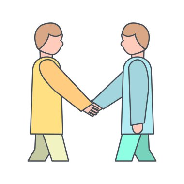 Ortaklık vektör simge işareti simge vektör çizim kişisel ve ticari kullanım için..