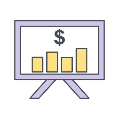 İş planı vektör simge işareti simge vektör çizim kişisel ve ticari kullanım için..