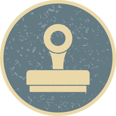 Pul vektör simge işareti simge vektör çizim kişisel ve ticari kullanım için..