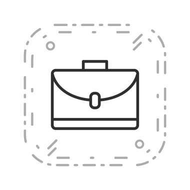 Portföy vektör simge işareti simge vektör çizim kişisel ve ticari kullanım için..