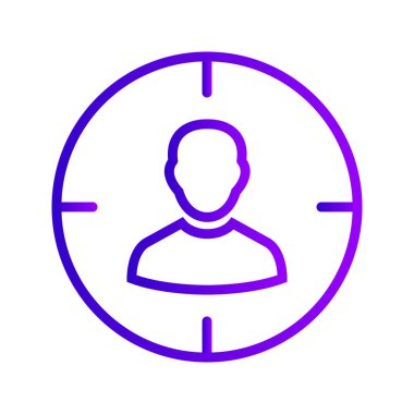 Amaç vektör simge işareti simge vektör çizim kişisel ve ticari kullanım için..