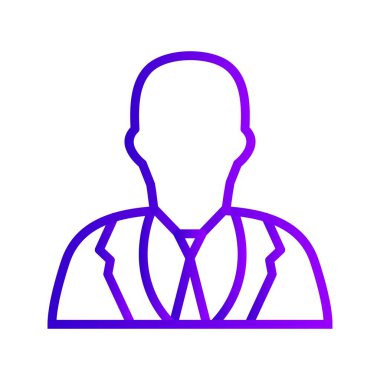 İşadamı vektör simge işareti simge vektör çizim kişisel ve ticari kullanım için..