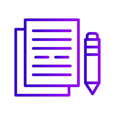 Belgeleri vektör simge işareti simge vektör çizim kişisel ve ticari kullanım için..