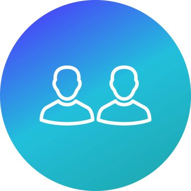 İnsanlar simgesini işaret simge vektör çizim kişisel ve ticari kullanım için vektör..