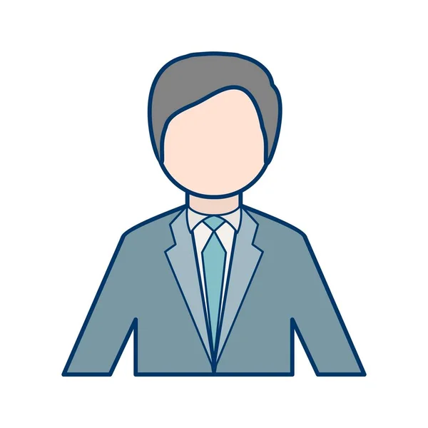 Geschäftsmann Vektor Icon Zeichen Icon Vektor Illustration Für Den Persönlichen — Stockvektor