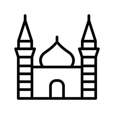 Cami vektör simge işareti simge vektör çizim kişisel ve ticari kullanım için..