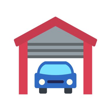 Garaj vektör simge işareti simge vektör çizim kişisel ve ticari kullanım için..