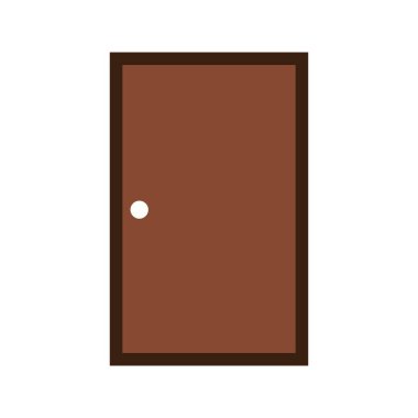 Kapı vektör simge işareti simge vektör çizim kişisel ve ticari kullanım için..