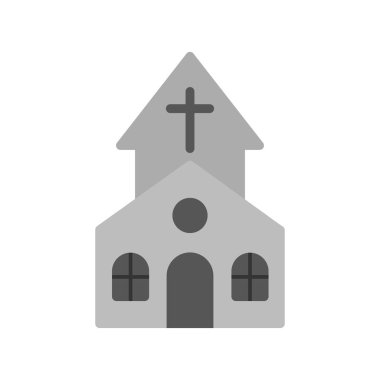 Kilise vektör simge işareti simge vektör çizim kişisel ve ticari kullanım için..