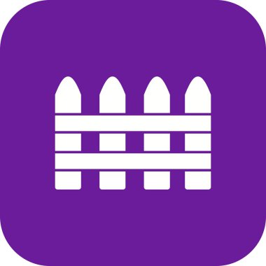 Çit vektör simge işareti simge vektör çizim kişisel ve ticari kullanım için..