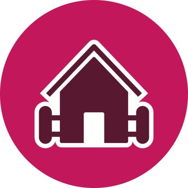 Çiftlik evi vektör simge işareti simge vektör çizim kişisel ve ticari kullanım için..