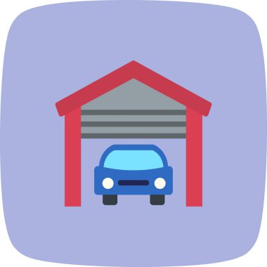 Garaj vektör simge işareti simge vektör çizim kişisel ve ticari kullanım için..