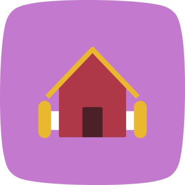 Çiftlik evi vektör simge işareti simge vektör çizim kişisel ve ticari kullanım için..