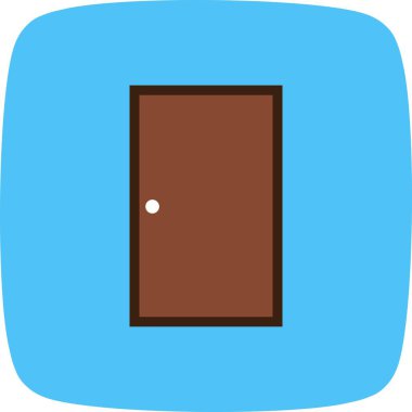 Kapı vektör simge işareti simge vektör çizim kişisel ve ticari kullanım için..