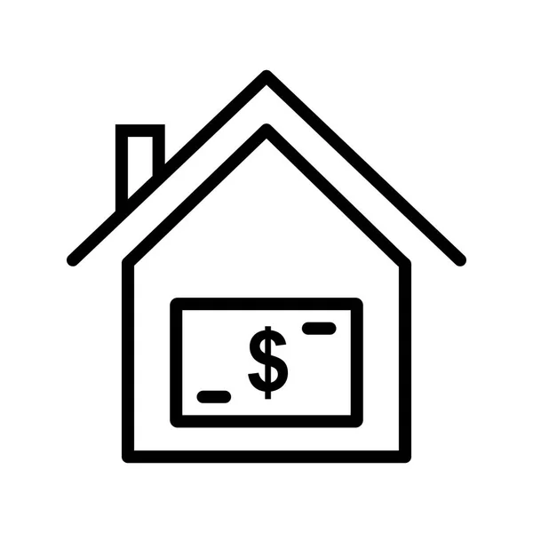 家価格ベクトル アイコン記号アイコン ベクトル図個人利用 商業利用 — ストックベクタ