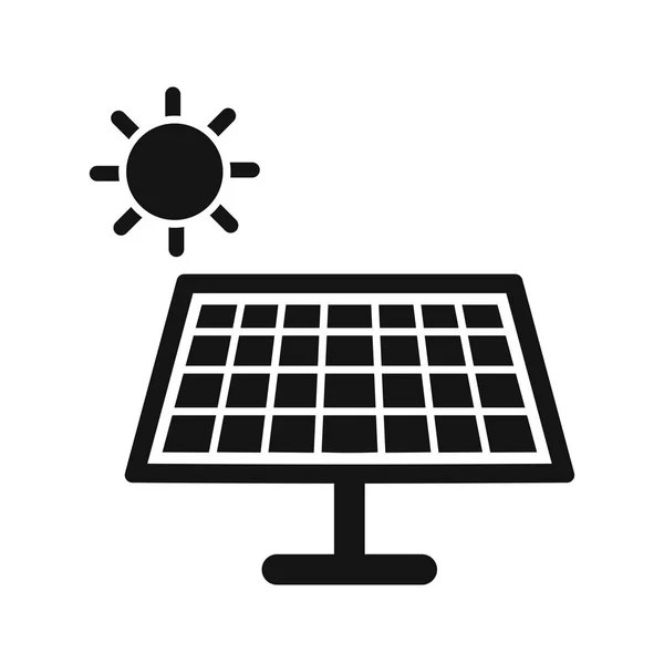 Illustration Vectorielle Icône Signe Icône Vecteur Énergie Solaire Pour Usage — Image vectorielle