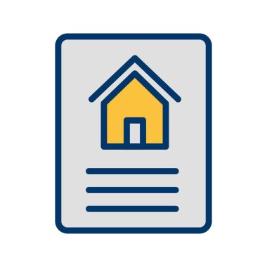 House belge vektör simge işareti simge vektör çizim kişisel ve ticari kullanım için..