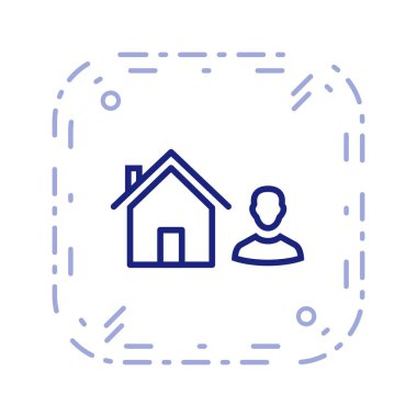  Ajan vektör simge işareti simge vektör çizim kişisel ve ticari kullanım için..