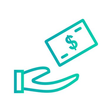 Kredi vektör simge işareti simge vektör çizim kişisel ve ticari kullanım için..