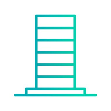 Skycraper vektör simge işareti simge vektör çizim kişisel ve ticari kullanım için..