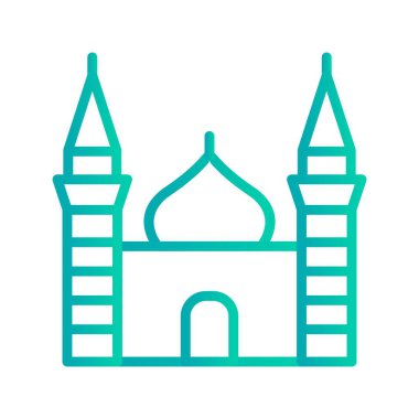 Cami vektör simge işareti simge vektör çizim kişisel ve ticari kullanım için..