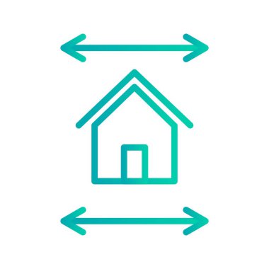 Emlak Blueprint vektör simge işareti simge vektör çizim kişisel ve ticari kullanım için..