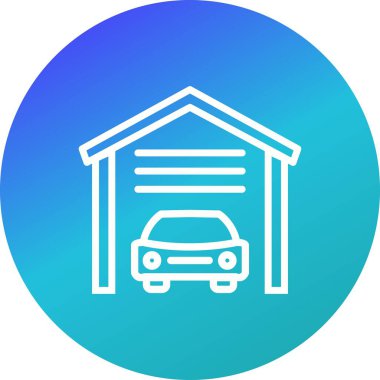 Garaj vektör simge işareti simge vektör çizim kişisel ve ticari kullanım için..