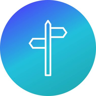 Yön vektör simge işareti simge vektör çizim kişisel ve ticari kullanım için..