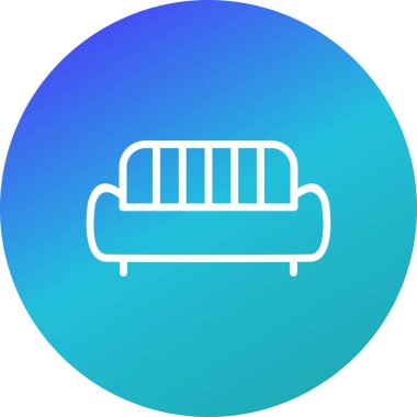 Kanepe vektör simge işareti simge vektör çizim kişisel ve ticari kullanım için..