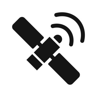 Uzay İstasyonu vektör simge işareti simge vektör çizim kişisel ve ticari kullanım için..