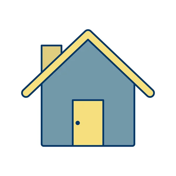 Huis Vector Icon Signaal Pictogram Vectorillustratie Voor Persoonlijk Commercieel Gebruik — Stockvector