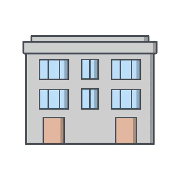Εικονογράφηση Διάνυσμα Εικονίδιο Φορέα Εικονίδιο Είσοδος Κτίριο Για Προσωπική Και — Διανυσματικό Αρχείο