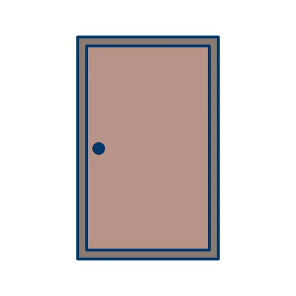Иконка Вектора Двери Знак Иконки Вектор Иллюстрации Личного Коммерческого Использования — стоковый вектор