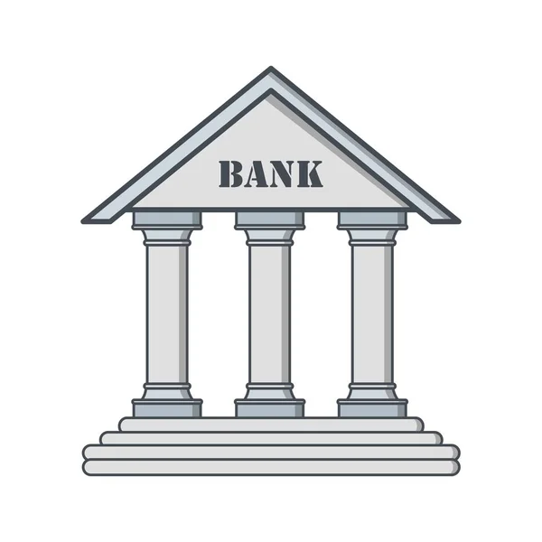 Ikon Vektor Bank Tanda Tangani Ikon Vektor Ilustrasi Untuk Penggunaan - Stok Vektor