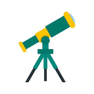 Teleskop vektör simge işareti simge vektör çizim kişisel ve ticari kullanım için..