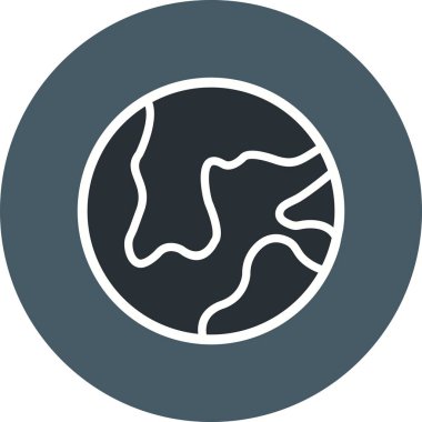 Dünya vektör simge işareti simge vektör çizim kişisel ve ticari kullanım için..